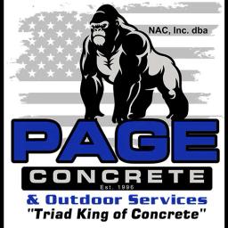 Page Concrete provides residential and commercial concrete solutions, specializing in patios, driveways, sidewalks, and stamped concrete.